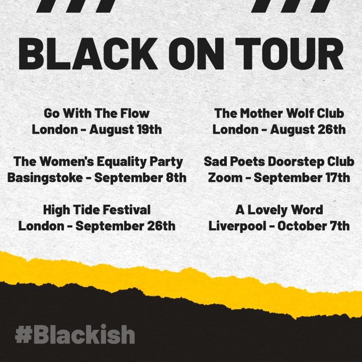 Black On Tour Dates